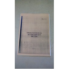 OPERATORS MANUAL HF/SSB RADIO SET PRC2200 OM21870950000